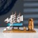 Set of desktop "ship" with a pencil 22*7*15cm