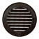 Ventilation grate Zein, D = 100 mm, round, with a grid, flange, inexhaustible, brown
