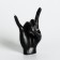 Figure candle "hand-koza", 10x4 cm, black