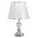 Table lamp "Aurika" 1x40W E27 220V silver 25x25x40 cm Risalux