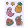 Diamond mosaic-sticker with full filling for children "Bright Summer", a set for creativity