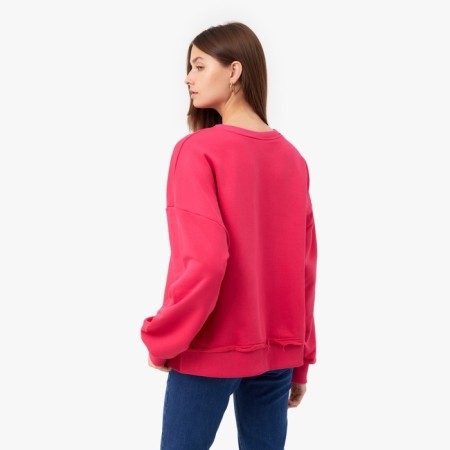 Female sweatshirt Minaku: Casual Collection Fuchsia color, size 46-48-2