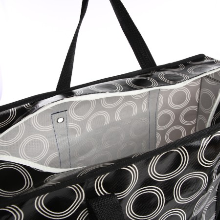 Lightning bag on a zipper, 35 liters, black color-2
