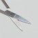 Scissors are manicure, straight, wide, 9 cm, silver color