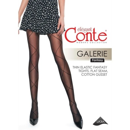 Women's tights Fantasy Galerie, size 2, color Nero-7