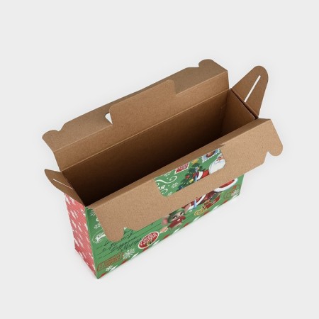 Box a gift New Year's folding "New Year's Post", 33.7 x 25.7 x 7.9 cm, New Year-4