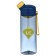 Water bottle, 550 ml, 22.5 x 6.7 cm, sieve, blue
