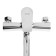 Bath mixer Zein Z3848, single -leaf, pour 30 cm, shower set, watering can 5 dir, chrome