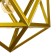 Lamp 2623/1 E27 40W gold 35x35x35-135 cm