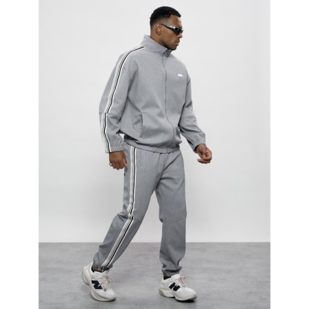 Sports suit men's, size 54, gray color-5