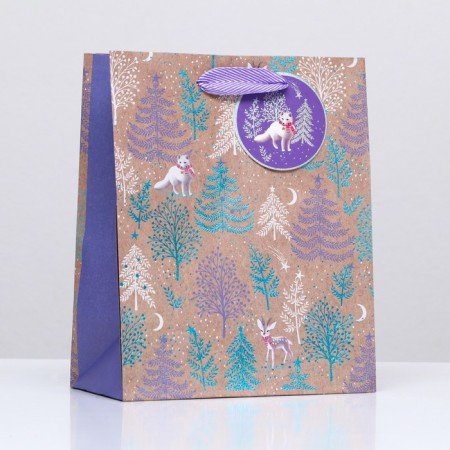 Package Gift Craft "Christmas trees" 18 x 22.3 x 10 cm 9-2