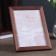 Photo frame pine c24 brown 15x21 cm (plastic screen)