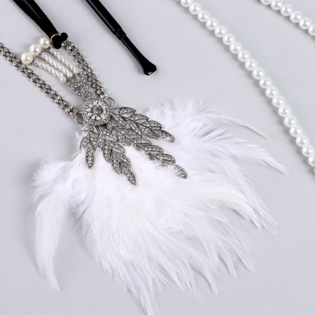 New Year's carnival set "Party", (bandage+beads+gloves+mouthpiece), for the New Year-9