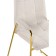 Stool on the Lana Metal Carcass Metal/Building Fabric, Gold/White 57x56x88 cm