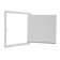 Revisionine "Vento" DR2525PZ, 250 x 250 mm, with a pressure lock "Push", plastic