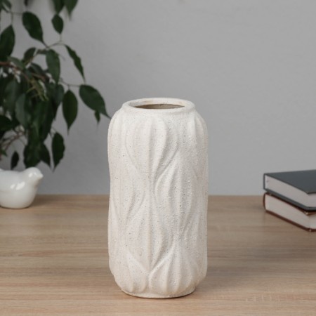 VAZA Ceramics Table "Liam Galant" D-6CM, H-20X10 cm, white