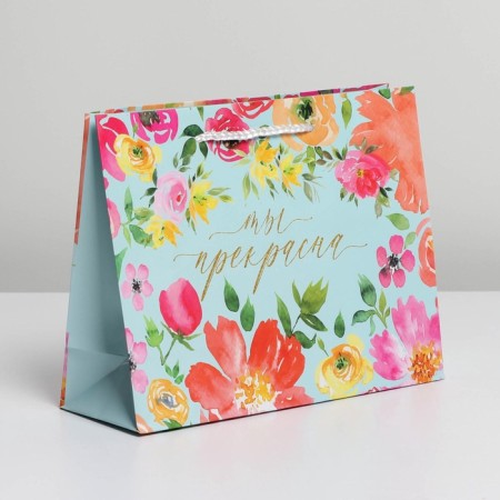 Gift laminated package, packaging, Beautiful, MS 23 x 18 x 8 cm-1