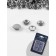 Buttons Rubash STCR D9.5mm (nab 10pc price for nab) stainless steel Silver blister Tr