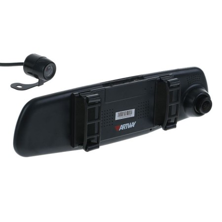 DVR ARTWAY AV-600, two cameras, 4.3 "TFT, review 120 °/90 °, 1920x10800 HD