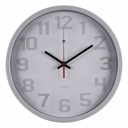 Watch Wall Interior "Classics", round D-30 cm, silent, gray-2