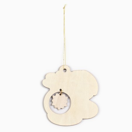 Christmas tree toy New Year's “Make a desire”, for the New Year, 8.7 x 9.3 cm-2
