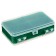 Helios equipment box double -sided, 14 x 8 x 4 cm, green