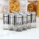 A set of containers for spices from glass "Style", 170 ml, 5.5 × 11 cm, 12 pcs
