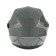 The helmet open with two visors, size S (55-56), model-BLD-708E, Gray glossy