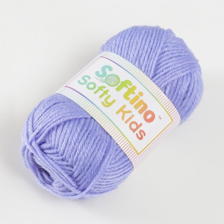 Yarn 100% acrylic "Softy Kids" 90m ± 5m 50 g Color 23 Glycinia-1