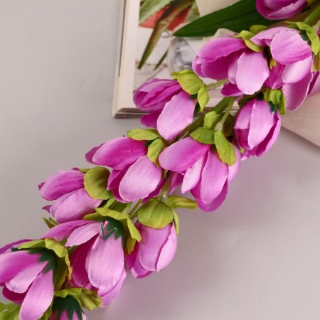 Artificial flowers "Sadovy Dremlik" 3x84 cm, lilac-1
