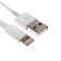 Eltronic cable, Lightning - USB, 2.4 A, 1 meter, in a package, white