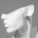 Earrings Metal "Discus-Shar" Sphere, Color silver