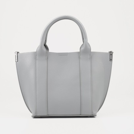 Bag Women's Tout with zipper, gray color