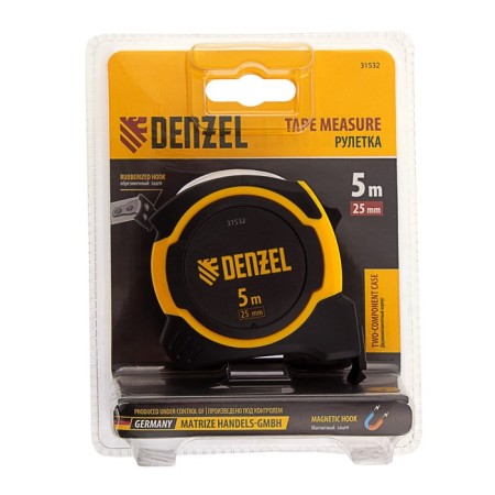 Denzel roulette, 5 m x 25 mm, magnetic hook, two -component case-6