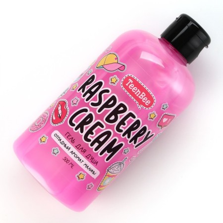 Shower gel moisturizer with raspberry aroma, 500 ml-6