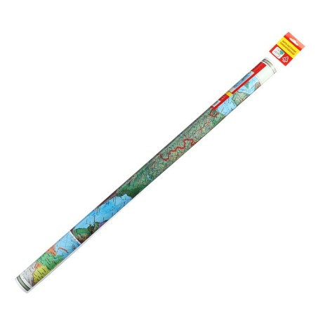 Wall map "Physical Russia", geod, 101x69 cm, 1: 8.2 million, laminated-2