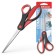 Scissors Erichkrause Comfort, 20.5 cm, handles with anti -slip rubber inserts, mix