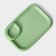 Shane -sauced dish 30.3 × 21 × 2.5 cm, olive color