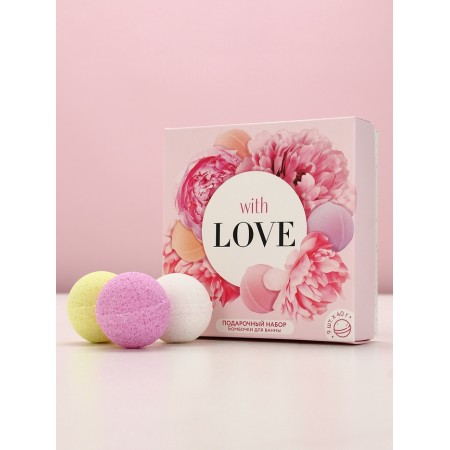 A set of bath bombs "with love", 9 pcs 40 g-1