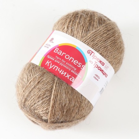 Yarn "Kupchikha" 50% acrylic, 50% camel. Sechers 300m/100g (412 camel)-1