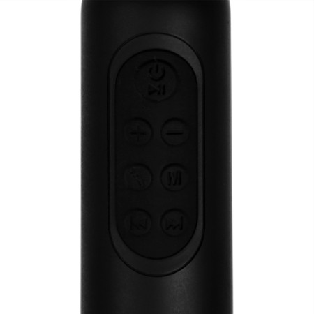 Portable karaoke microphone, 5 watts, 1200 mAh, LED, black-2
