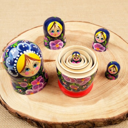 Testor "violet", blue sundress, 5 puppet-3