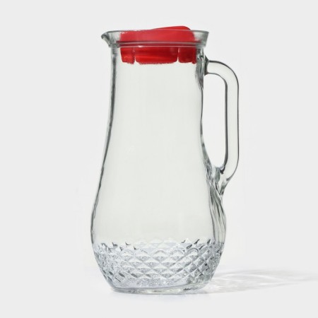 Kuvshin "Krista", glass, 1200 ml, mix cover-1