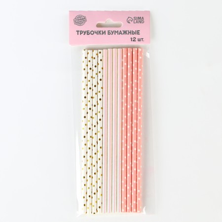 Paper tubes 12 pcs "Disco"-5