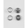 Rubash buttons OPRD D9.5mm (nab 10pcs price for nab) stainless steel Silver blister Tr
