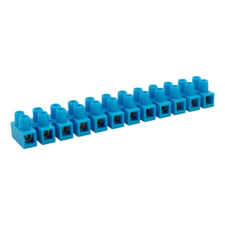 Klement screw block KV-12 4-12, current 16 A, polypropylene blue rexant (10 pcs.