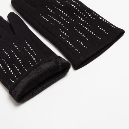 Women's gloves minku "Rock", p. 23 cm, col. black-2