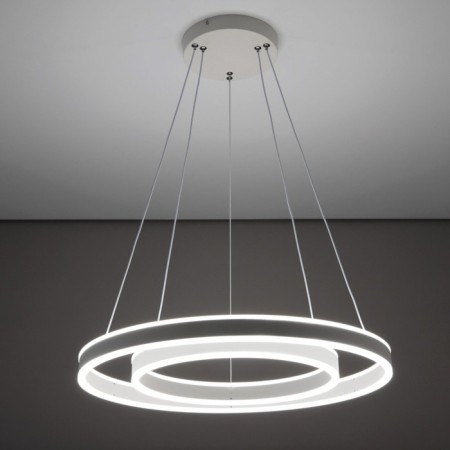 Suspended Citilux “duet” CL719640, 60x60x17 cm, 1x108W, LED, white color-17