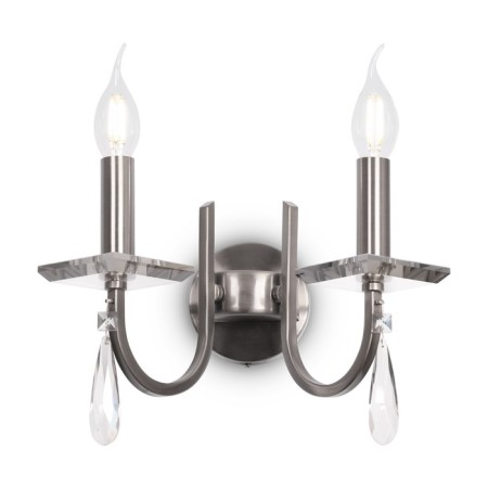 Bra Freya FR1006WL-02N FORTE, 305x190x200 mm, E14, 2x40W, Nickel color-1
