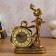 HOUSE OF TRAINS CAMINE "BALLER", H-28 cm, gold
